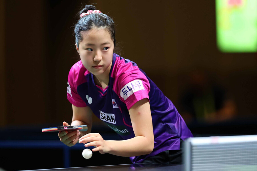 Table Tennis World Championships] Shin Yu-bin loses 0-4 to world No. 1 Sun  Ying-sa... Failure to advance to quarterfinals in women&#39;s singles  (overall) < General < 기사본문 - SPOTV